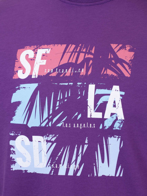 BRILLE Κοντομάνικη Μπλούζα Palms