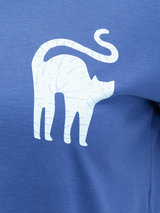 BRILLE ART CAT T-shirt