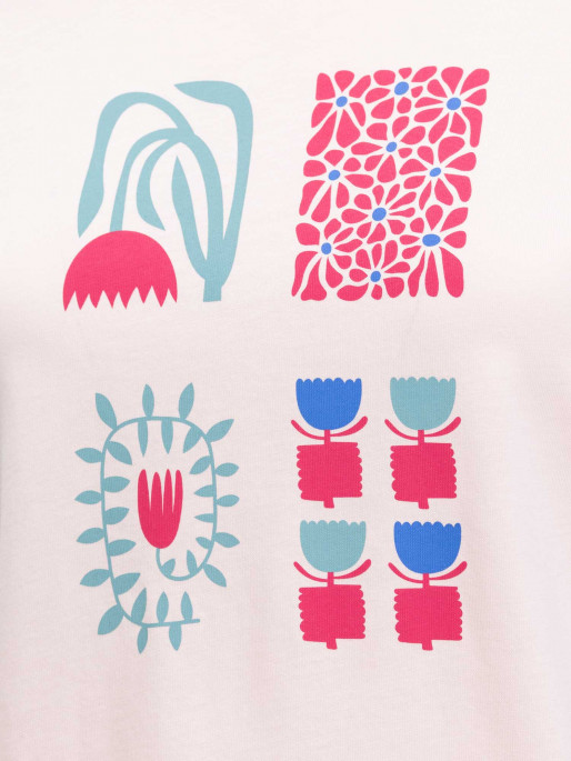 BRILLE ART FLOWERS T-shirt