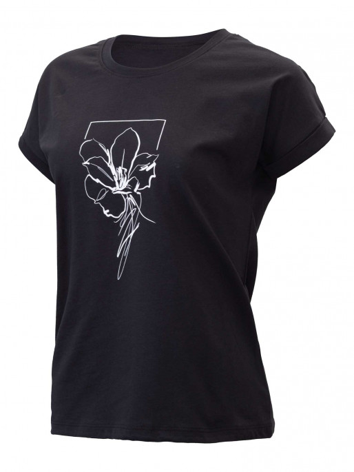 BRILLE Κοντομάνικη Μπλούζα FLOWERS GRAPHIC