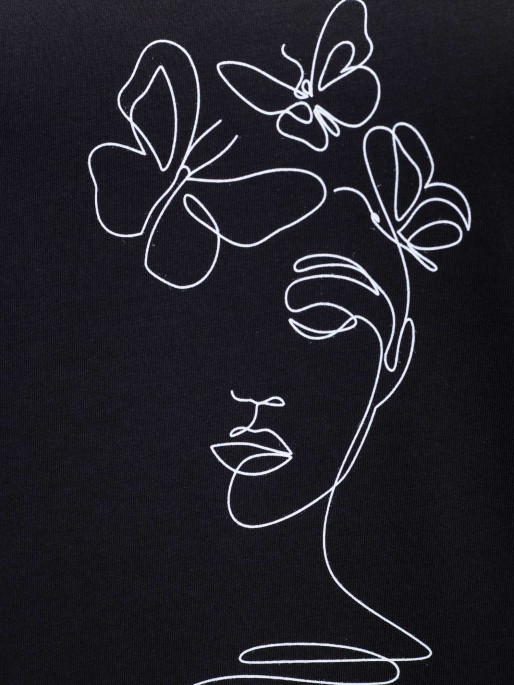 BRILLE GRAPHIC CURVY FIT T-shirt