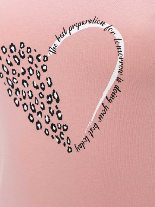 BRILLE Κοντομάνικη Μπλούζα HEART
