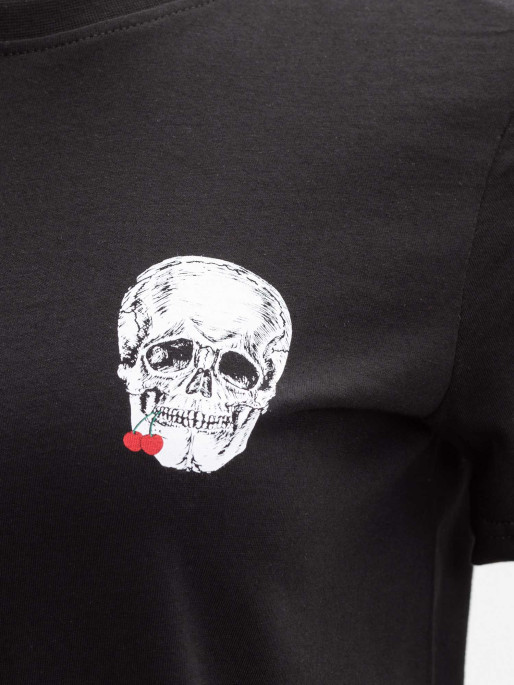 BRILLE Κοντομάνικη Μπλούζα Skull Cherries