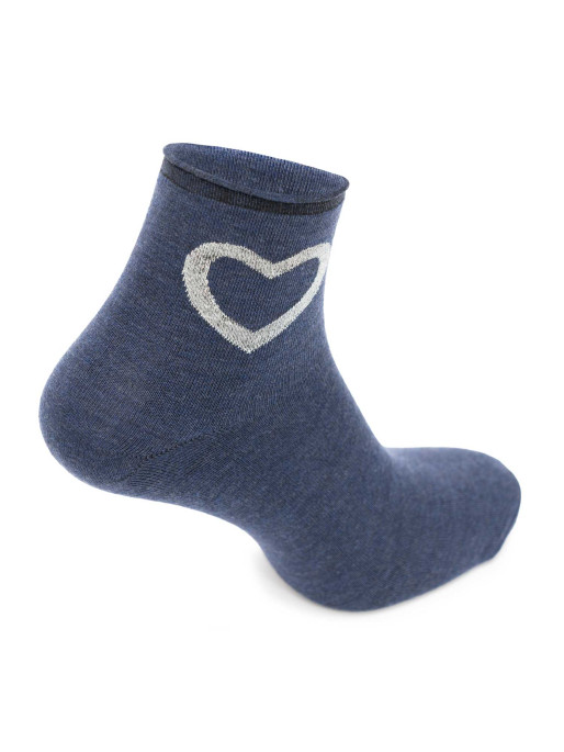 BRILLE Sosete Ankle Heart x1