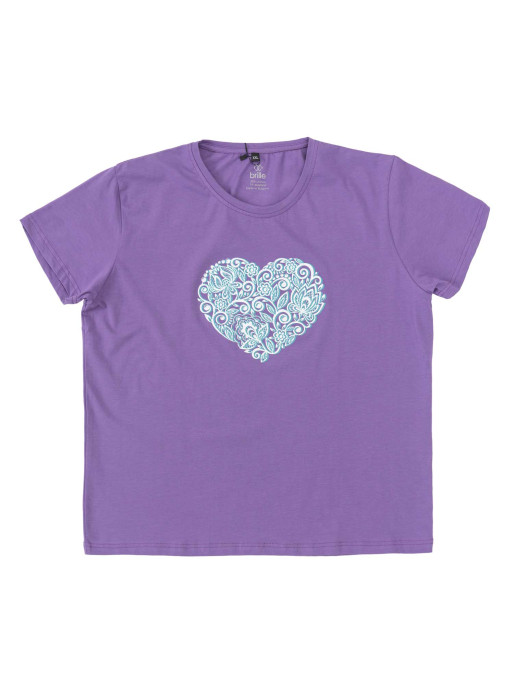 BRILLE Tricou Maxi Heart