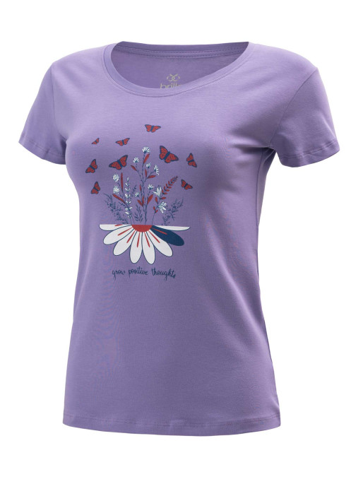 BRILLE Κοντομάνικη Μπλούζα FLOWERS
