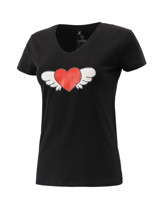 BRILLE Κοντομάνικη Μπλούζα SWEET HEART