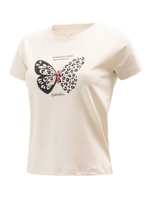 BRILLE Κοντομάνικη Μπλούζα BUTTERFLY