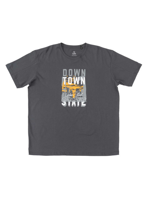 BRILLE Κοντομάνικη Μπλούζα Down Town MAX