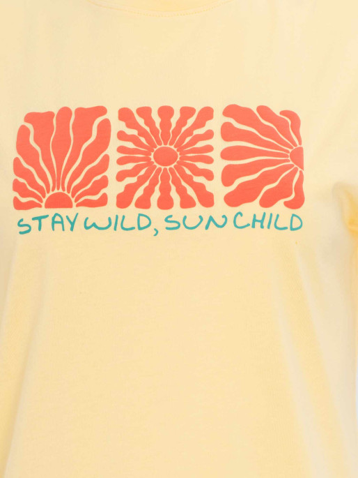 BRILLE Тениска Stay Wild, Sun Child