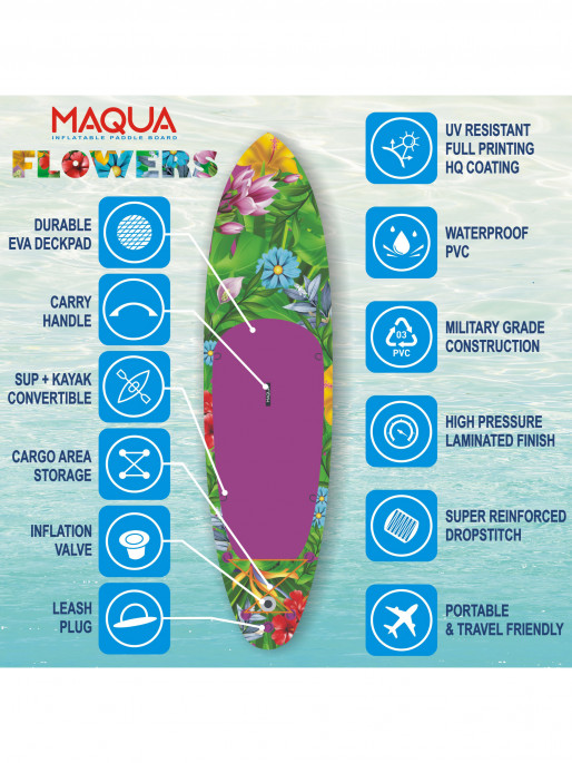 MAQUA SUP FLOWERS 330/80/15
