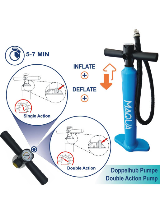 MAQUA SUP set FLOWERS KAYAK KIT 330/80/15