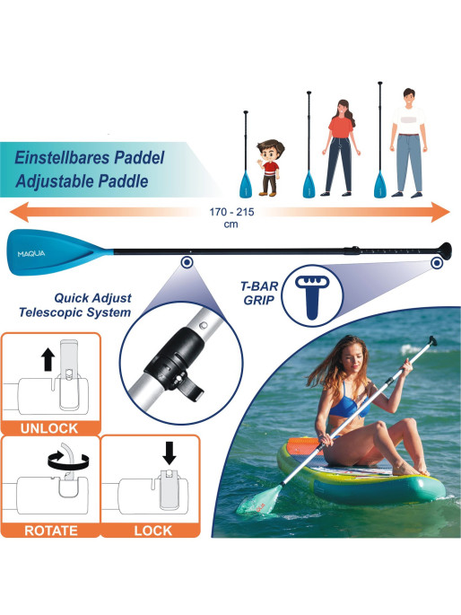 MAQUA SUP set FLOWERS KAYAK KIT 330/80/15