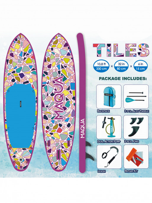 MAQUA SUP TILES 330/80/15