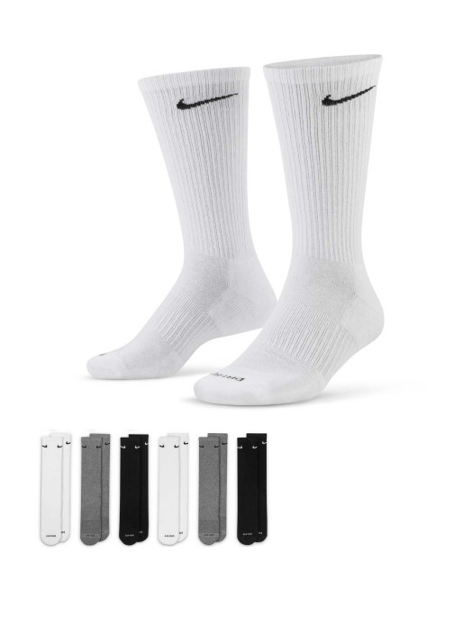 NIKE Socks U NK ED PLS CSH CRW 6PR - 132
