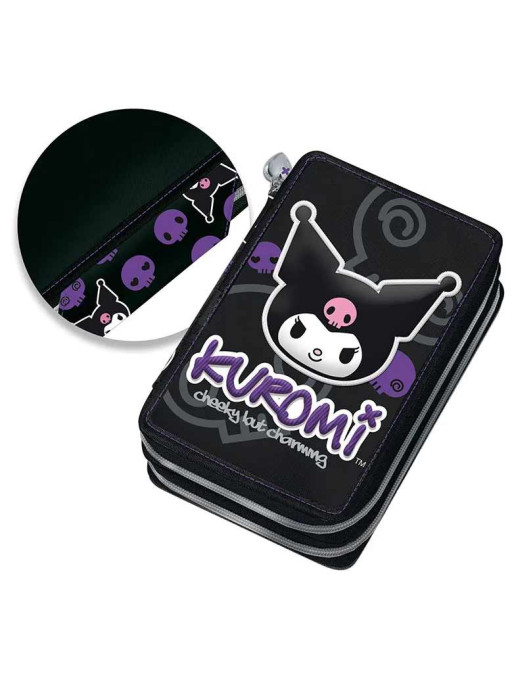 UWEAR Несесер с 2 отделения и съдържание Kuromi