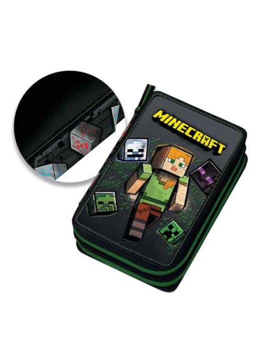 UWEAR Несесер с 2 отделения и съдържание Minecraft