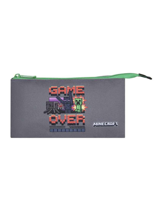 UWEAR Ученически плосък несесер Minecraft Game over