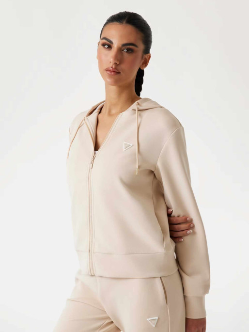 GUESS Суитшърт OLYMPE FULL ZIP HOOD