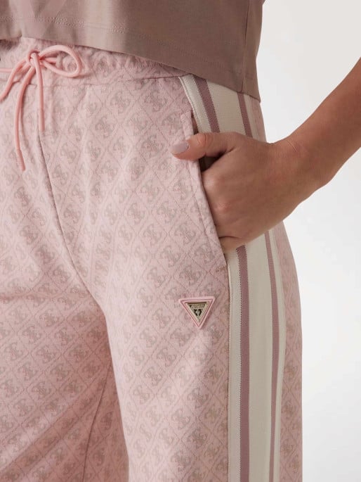 GUESS Women's Jean G Logo Straight Long Pants