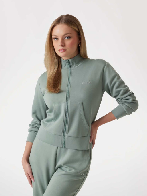 GUESS Bluza sport Gelsey Full Zip