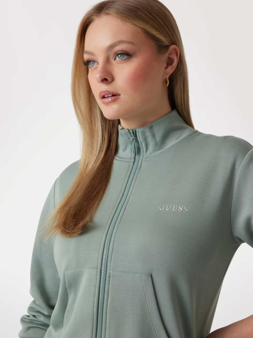 GUESS Bluza sport Gelsey Full Zip