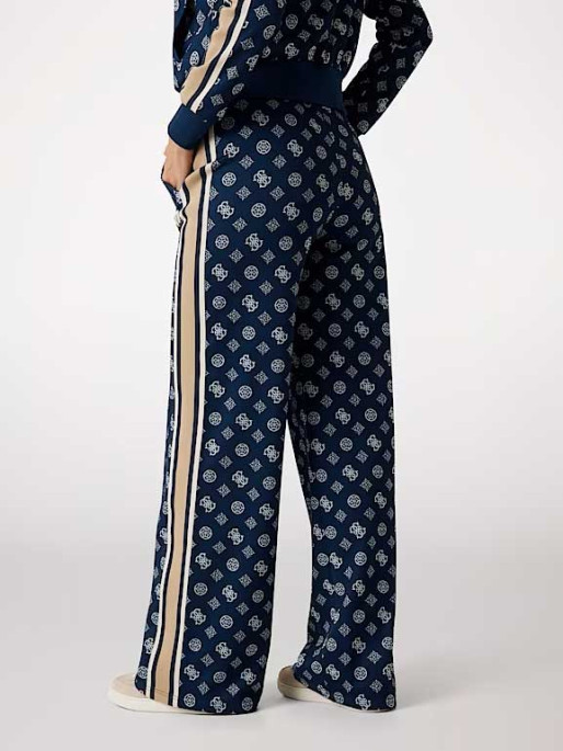 GUESS Спортно долнище PEONY TAPED STRAIGHT