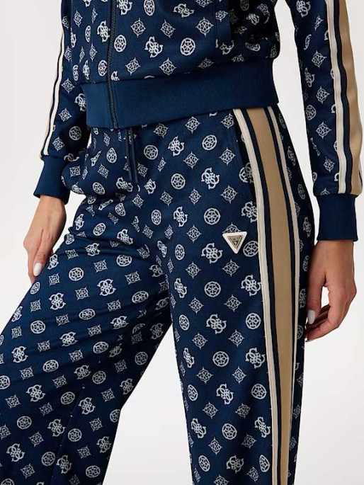 GUESS Спортно долнище PEONY TAPED STRAIGHT