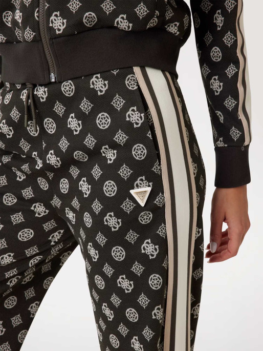GUESS Pantaloni sport Peony Taped Straight
