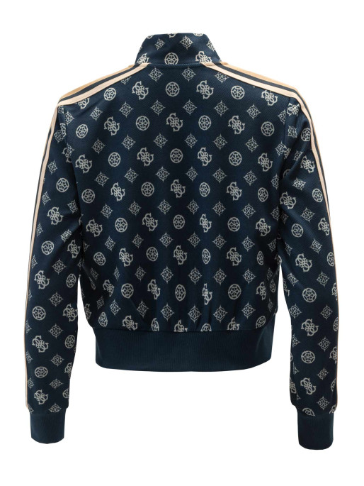 GUESS Bluza sport Peony Taped Fullzip
