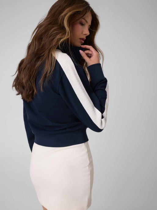GUESS Суитшърт PHOEBE FULL ZIP HIGH