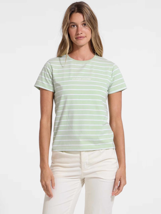 GUESS JEANS GJ SS CN REG YD STRIPED TEE