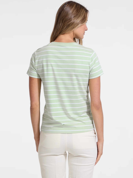 GUESS JEANS GJ SS CN REG YD STRIPED TEE