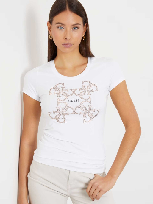 GUESS Tricou Ss Cn 4G Logo