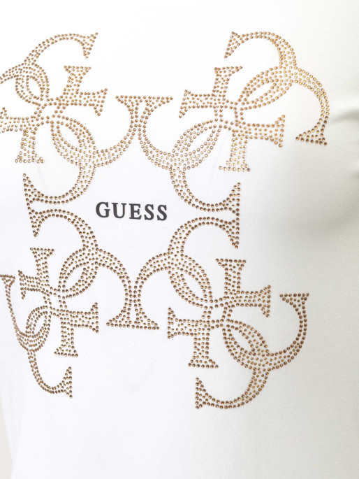 GUESS Tricou Ss Cn 4G Logo