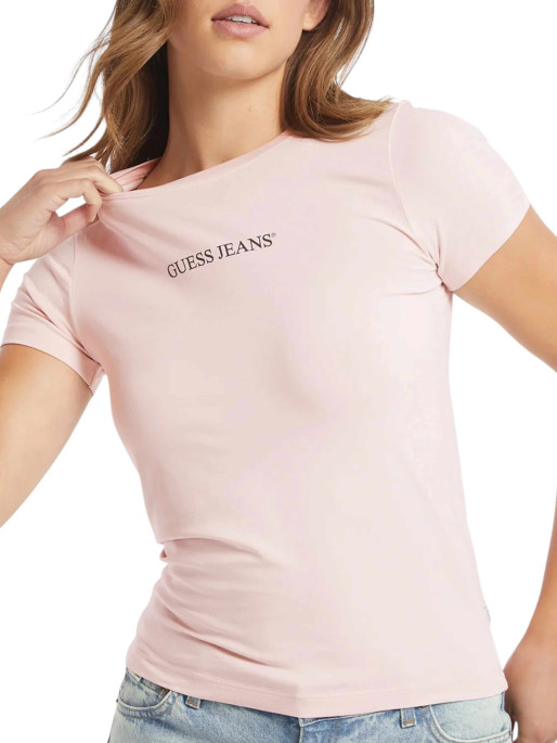 GUESS JEANS GJ SS CN SLIM LOGO PRINT TEE