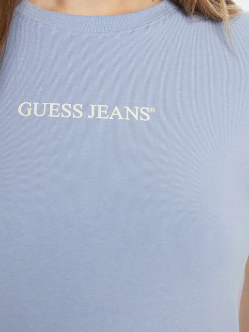 GUESS JEANS GJ SS CN SLIM LOGO PRINT TEE