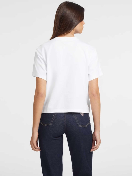 GUESS JEANS GJ SS CN BOXY MINI TRIANG TEE