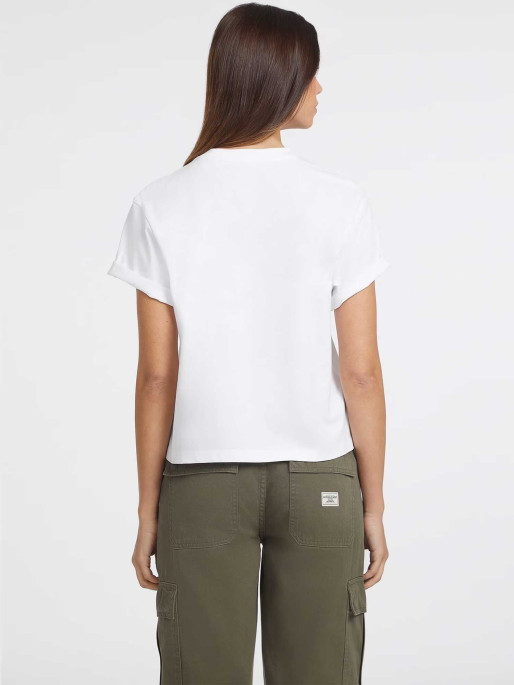 GUESS JEANS Tricou Gj Ss Cn Boxy Iconic