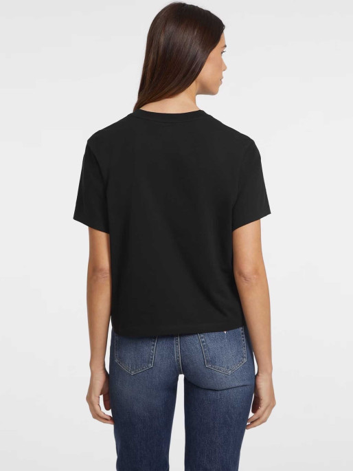 GUESS JEANS Tricou Gj Ss Cn Boxy Iconic