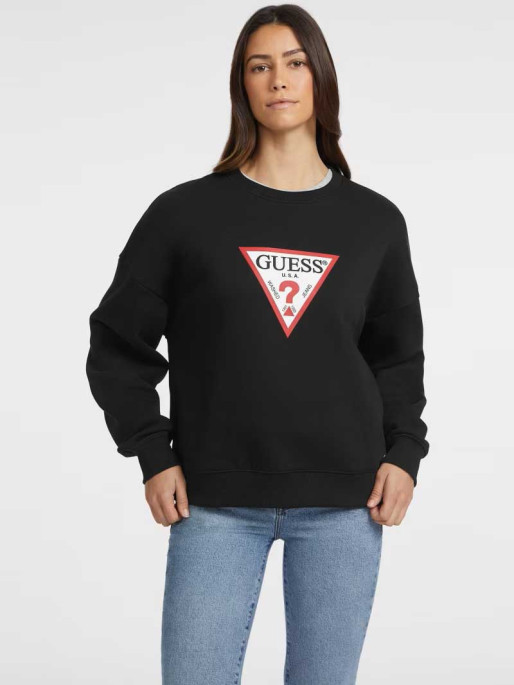 GUESS JEANS GJ CN OS ICONIC TRIANGLE SWEATSHIRT