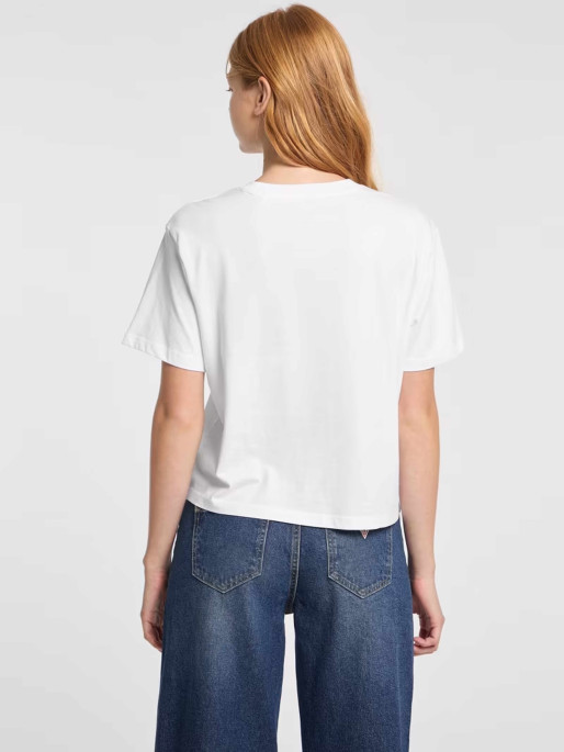 GUESS JEANS Tricou Gj Ss Cn Boxy Collegiate