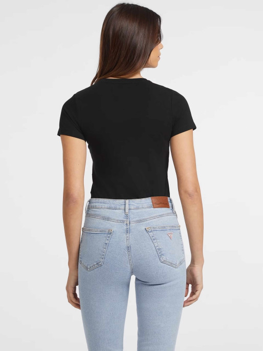 GUESS JEANS GJ SS CN REG 3D EMBR GUESS TEE