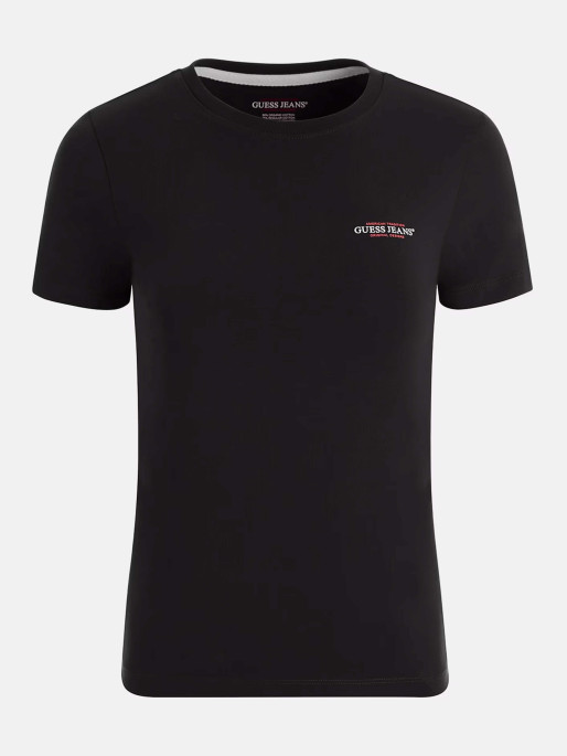 GUESS JEANS GJ SS CN REG 3D EMBR GUESS TEE