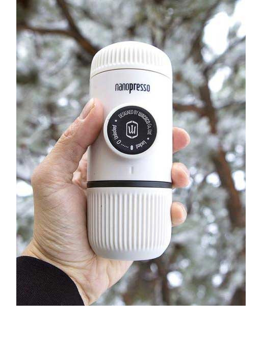 WACACO Кафемашина Nanopresso Classic + калъф, Chill White