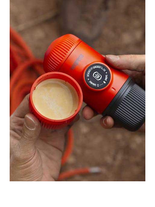 WACACO Кафемашина Nanopresso Classic + калъф, Lava Red