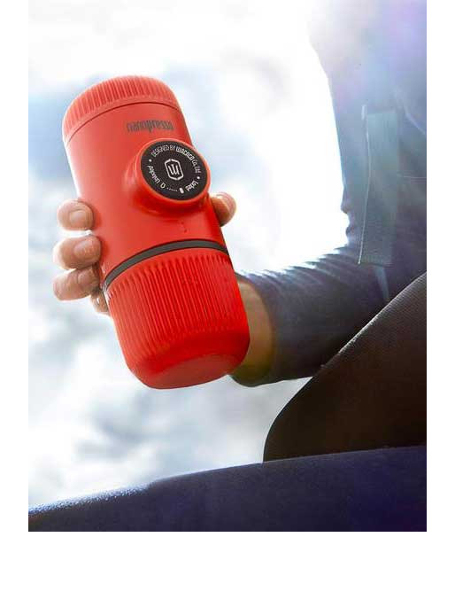 WACACO Кафемашина Nanopresso Classic + калъф, Lava Red