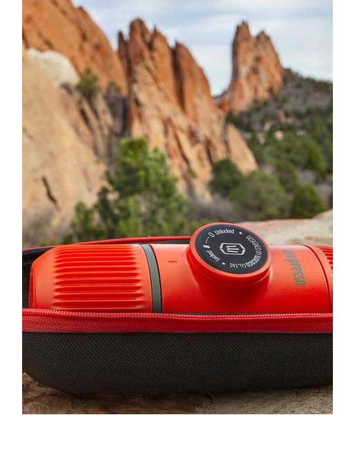 WACACO Кафемашина Nanopresso Classic + калъф, Lava Red