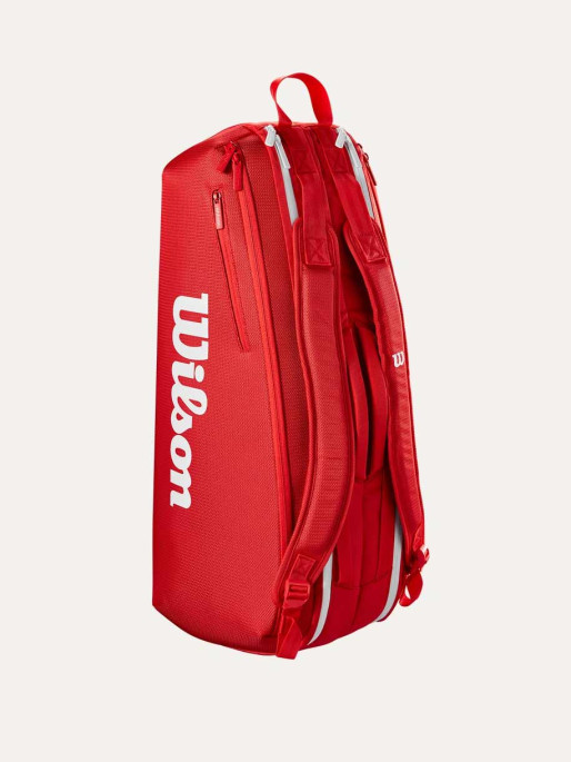 WILSON Тенис сак SUPER TOUR WILSON RED 6PK