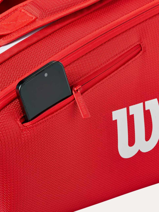 WILSON Тенис сак SUPER TOUR WILSON RED 6PK